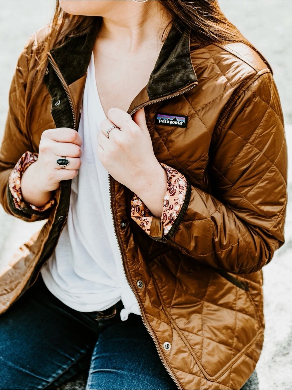 Patagonia Quilted Diamond Puffer Jacket - Picture 2 of 8